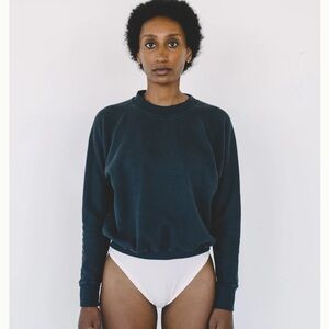 Aliya Wanek AMI SWEATSHIRT - FADED BLACK, Small